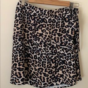 Topshop Leopard Skirt